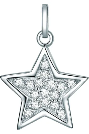 Rafaela Donata Anhänger Stern Sterling Silber Zirkonia in Silber Charms & Kettenanhänger 1 ct Damen (33.99 € / 1 ct)
