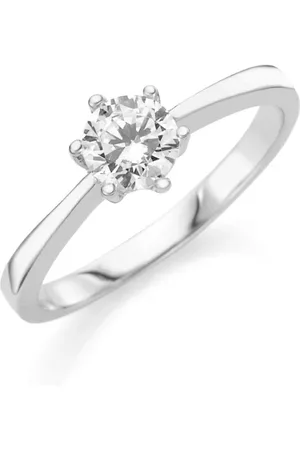 Smart Jewel Ring bezaubernd und klassisch, Zirkonia Stein, Silber 925 Ringe 1 ct Damen (54.99 € / 1 ct)