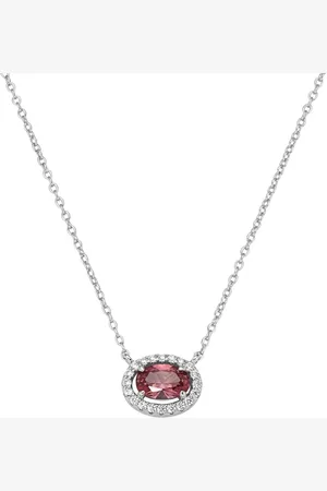 Giorgio Martello Collier Ziersteine, Zirkonia weiß, Silber 925 Ketten 1 ct (78.99 € / 1 ct)