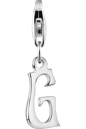 Nenalina Buchstabe "M" Anhänger Initialen Trend 925 Silber Charms & Kettenanhänger 1 ct Damen (29.99 € / 1 ct)