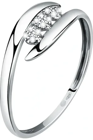 CHRIST Damenring 375er Weißgold Ringe 1 ct (198.99 € / 1 ct)