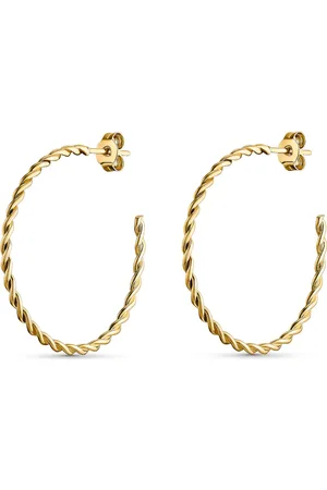 GUIA Creolen 585er Gelbgold Ohrringe 1 ct Damen (448.99 € / 1 ct)