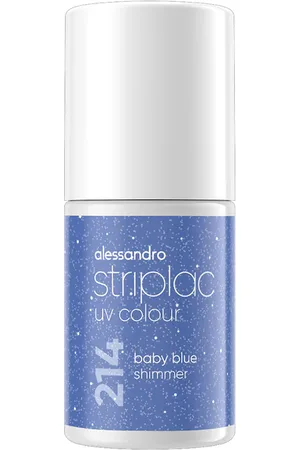 Alessandro Striplac UV Colour Nagellack 6,5 ml Baby Blue Shimmer (2013.85 € / 1 l)