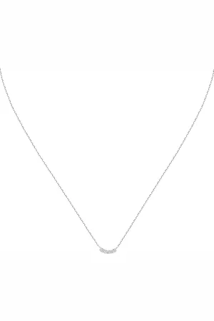 LIVE DIAMOND Kette 375er Weißgold, recycelt Ketten 1 ct Damen (289.99 € / 1 ct)