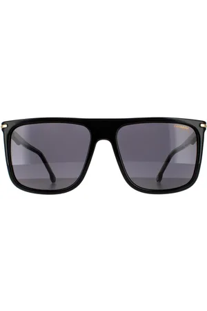 Carrera Rectangle Mens Gold Grau Sonnenbrille