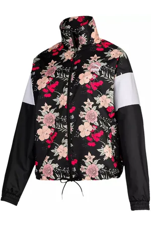 PUMA Langarm Zip -up -Frauen überall über Druckjacke 596735 51