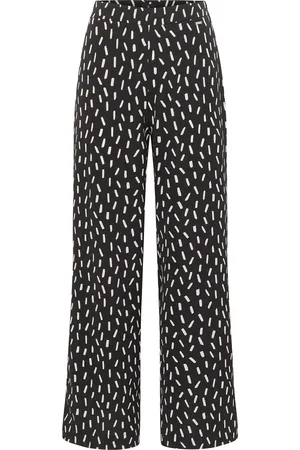 Dreimaster Stoffhose Damen -wollweiß
