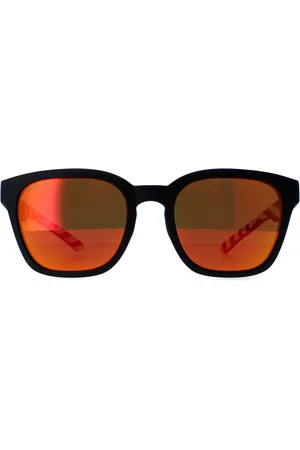 Smith Square Mens Matte Black Chromapop Red Mirror Founder Slim