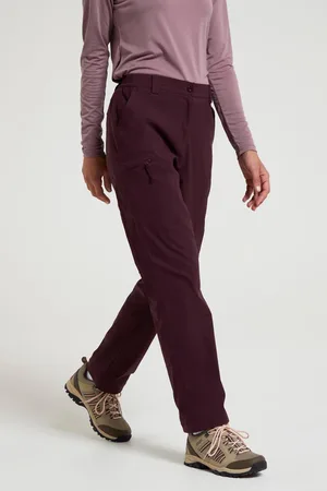 Mountain Warehouse "Hiker" Hosen für Damen - Winter (Burgunderrot)
