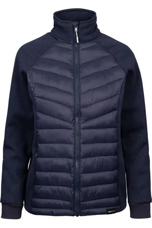 DLX "Luisa" Fleecejacke Wattiert für Damen (Marineblau)