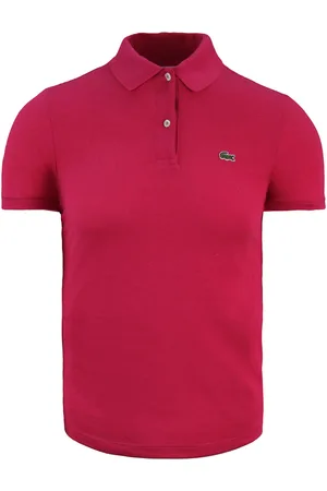 Lacoste Classic Fit Womens Pink Polo Shirt
