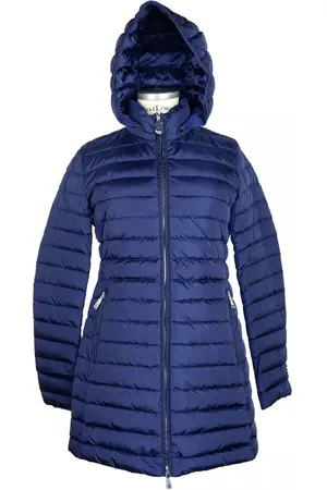 add Nylonjacke mit echter Daunenfullung und abnehmbarer Kapuze
