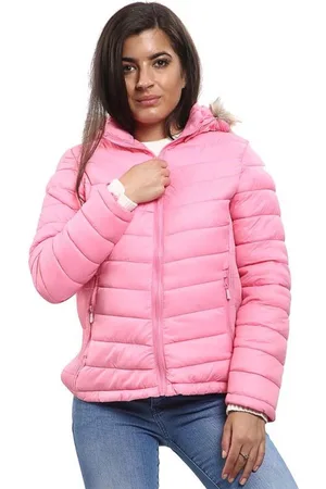 Enzo Kruze | Damen Pufferjacke mit Kapuze