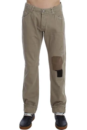 ACHT Baumwoll-Patchwork-Jeans