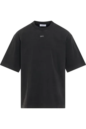 OFF-WHITE Bacchus Skate Fit Schwarzes T-Shirt