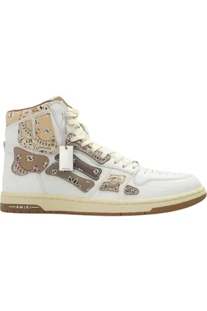AMIRI – Bandana-Skel-Top-High-Top-Sneaker in Weiss