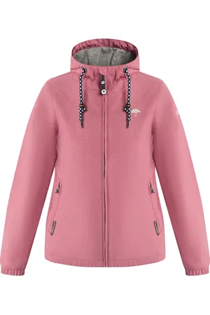 Schmuddelwedda Regenjacke Damen Himbeerpink Melange