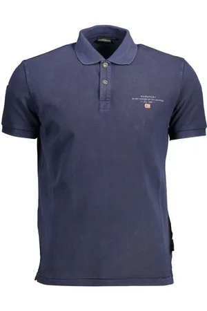 Napapijri Baumwoll-Poloshirt mit kurzen Armeln und Logo-Stickerei