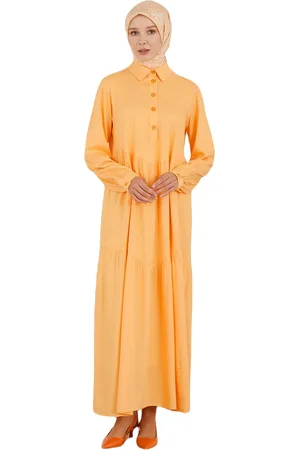 Armine Dreieck Rüschen Viskose Kleid