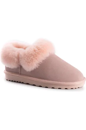 Aus Wooli Unisex Schafsfell Wolle Traditionelle Pantoffeln