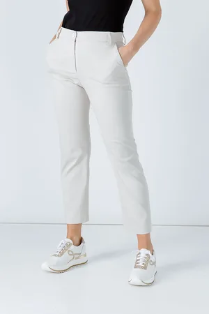 Conquista Sandfarbene angepasste Stretch-Hose