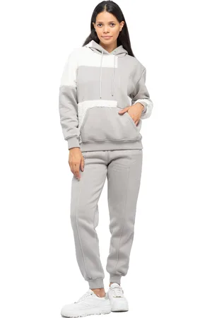 Tom Barron Duo-Color Fashion Feel Warm-Trainingsanzug-Set für Damen