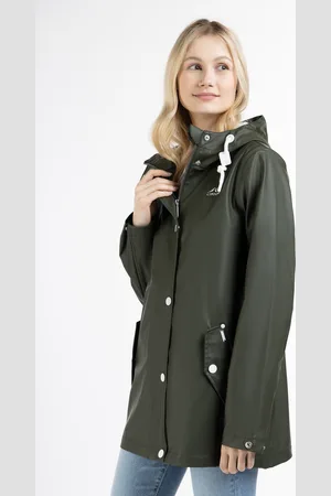 Icebound Regenjacke Damen Dunkeloliv