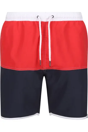 Regatta "Benicio" Badeshorts für Herren (Rokoko Rot/Marineblau)