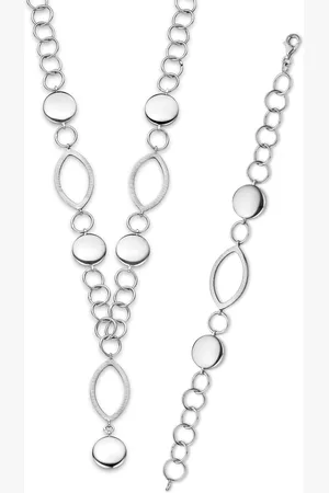 ORPHELIA Damen 925 Sterling Set: Kette + Armband - SET-016
