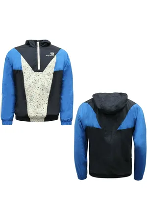 Sergio Tacchini Coltan Reißverschluss UP Mens Track Top Kapuzenjacke Navy 38031 216 EE111