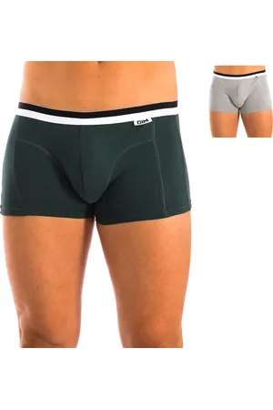 Dim Pack-2 Boxershorts Unno Basic atmungsaktives Gewebe D05H2 Männer