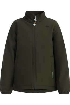 Schmuddelwedda Softshelljacke - recyceltes Material Mädchen dunkeloliv