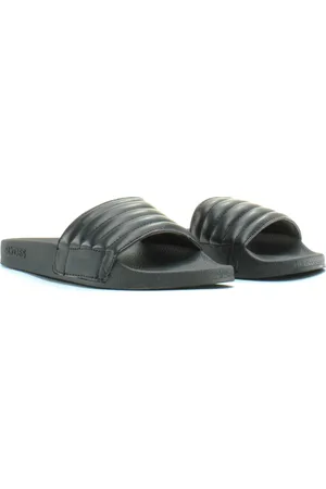 Slydes Port Black Synthetic Womens Slip auf Sliders S0421S106