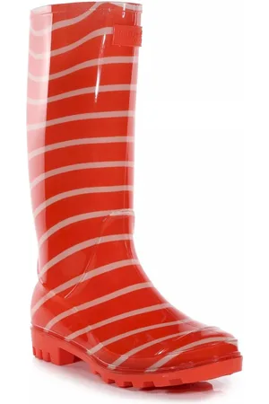 Regatta Womens/Ladies Wenlock Striped Wellington Boots (Crayon)