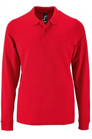 Sols Herren Perfect Langarm Pique Polo Shirt