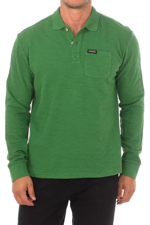 Napapijri E-MAEN Langarm-Poloshirt mit Reverskragen NP0A4G9Q Herren