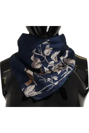 Dolce & Gabbana Blumen-Seidentaschentuch-Schal