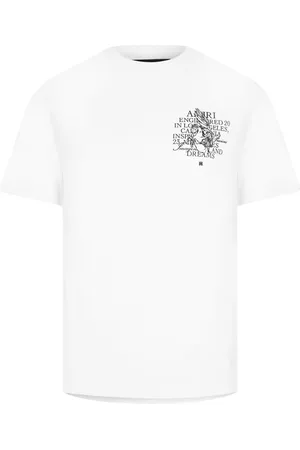 AMIRI Precious Memories Logo Weißes T-Shirt
