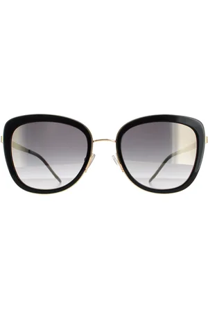 HUGO BOSS Butterfly Womens Gold Grau Gradient Gold Spiegel BOSS 1209/S