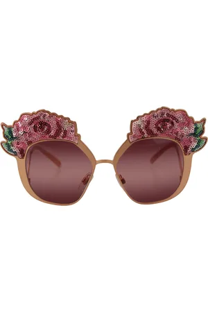 Dolce & Gabbana Sonnenbrille mit Paillettenstickerei