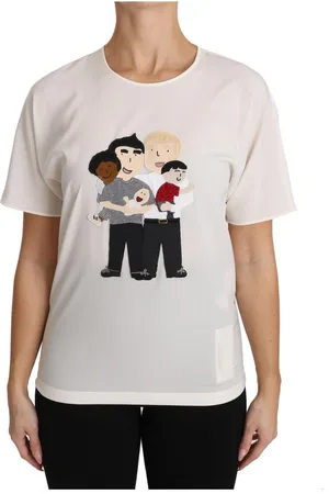 Dolce & Gabbana Seiden-Stretch-T-Shirt #dgfamily