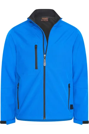 Cappuccino Italia Softshell Zip Jacket Royal von in der farbe und in größe XL.