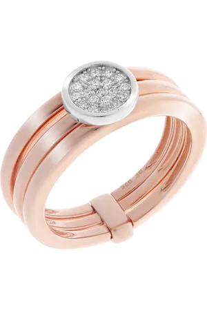 ORPHELIA Damen-Ring Sterling-Silber 925 – Silber/Rosé ZR-7283