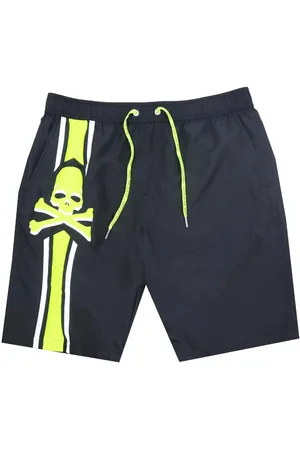 Philipp Plein PP Totenkopf Logo Badeshorts