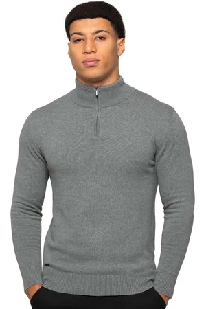 Enzo Milano | Herren Halber Reißverschluss Strickpullover