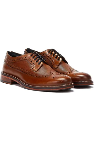 Ben Sherman Archie Brogue Herren Tan Schuhe