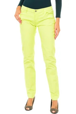 Emporio Armani Lange Hose aus Stretchgewebe 3Y5J06-5NXYZ Frau