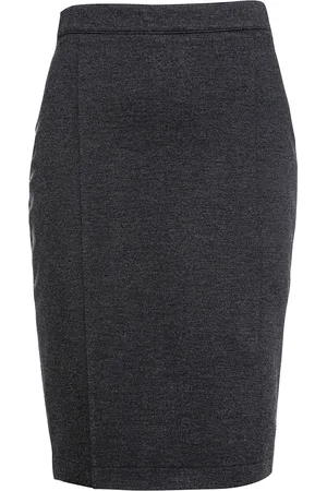 Conquista Stretch-Bleistiftrock anthrazit