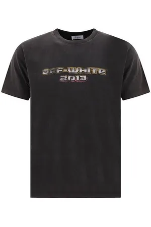 OFF-WHITE Bacchus Slim Schwarzes T-Shirt