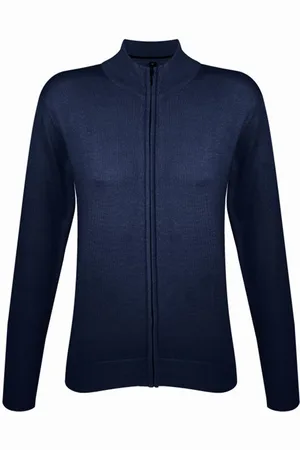 Sols Damen/Damen Gordon Strickjacke mit durchgehendem Reißverschluss (Navy)